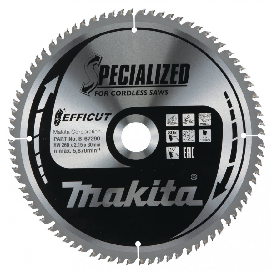 Makita B-67290 griezējdisks disku zāģiem 26