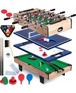 Kelių žaidimų stalas 4in1 Neo Sport NS-800 80x43x30cm medinis