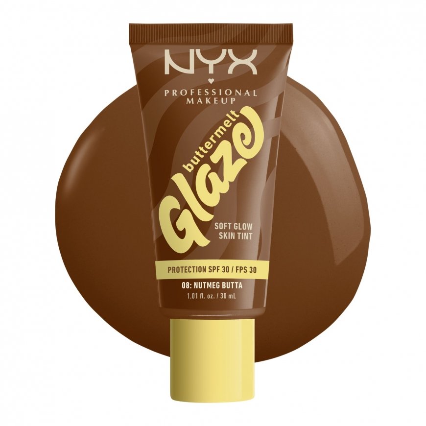 Nyx Professional Makeup Nyx Professional Make Up BUTTERMELT GLAZE päikesekaitsetoode toon + SPF30 08-Nutmeg Butta 30 ml – 2