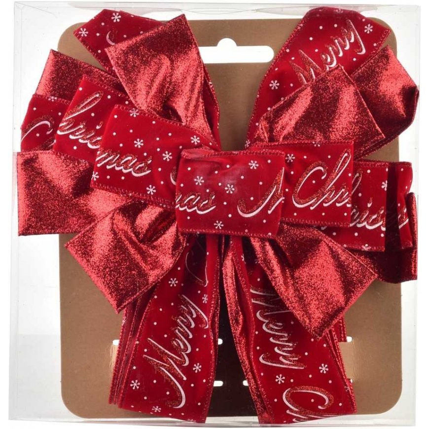 Mondex Since 1986 SANTA LILA napkin 32x130cm red Merry Christmas – 3
