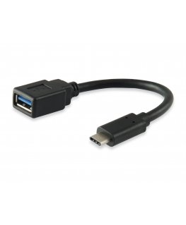 Equip 133455 USB кабель USB 3.2 Gen 1 (3.1 Gen 1) 0,15 m USB C USB A Черный