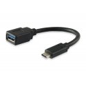 Equip 133455 USB кабель USB 3.2 Gen 1 (3.1 Gen 1) 0,15 m USB C USB A Черный Equip 133455 USB кабель USB 3.2 Gen 1 (3.1 Gen 1) 0,15 m USB C USB A Черный