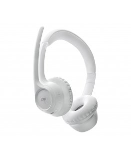 Logitech 981-001417 headphones/headset Wireless Head-band Office/Call center Bluetooth White