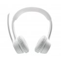 Logitech 981-001417 headphones/headset Wireless Head-band Office/Call center Bluetooth White