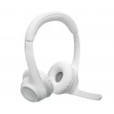 Logitech 981-001417 austiņas un brīvroku komplekts Bezvadu Birojs / zvanu centrs Bluetooth Balts