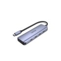 UNITEK uHUB Q4 USB 3.2 Gen 1 (3.1 Gen 1) Type-C 5000 Mbit/s Hall