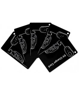 Qoltec proximity cards for EV charging stations | 5 pcs. | Hotel, parking