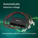Qoltec Voltage Balancer 48V for batteries 4 x 12V | 10A | LiFePO4 AGM GEL Qoltec Voltage Balancer 48V for batteries 4 x 12V | 10A | LiFePO4 AGM GEL