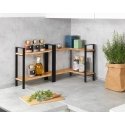 WENKO Lou Kulmahylly Vapaasti seisova Bamboo, Metalli musta, Puu WENKO Lou Kulmahylly Vapaasti seisova Bamboo, Metalli musta, Puu