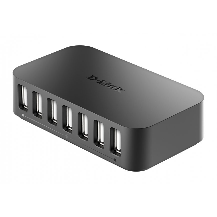 D-Link DUB-H7 USB 2.0 Type-B 480 Mbit/s musta – 3