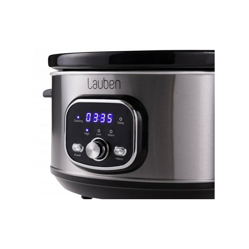Lauben LBNSC3500SB lėto virimo puodas 3,5 L 200 W Juoda, Nerūdijančiojo plieno – 4