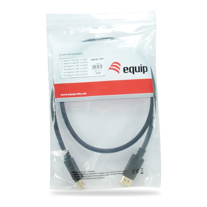 Equip 119251 DisplayPort кабель 1 m Черный – 3