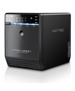 Fantec QB-35U31R levyjärjestelmä 0 TB Tower musta