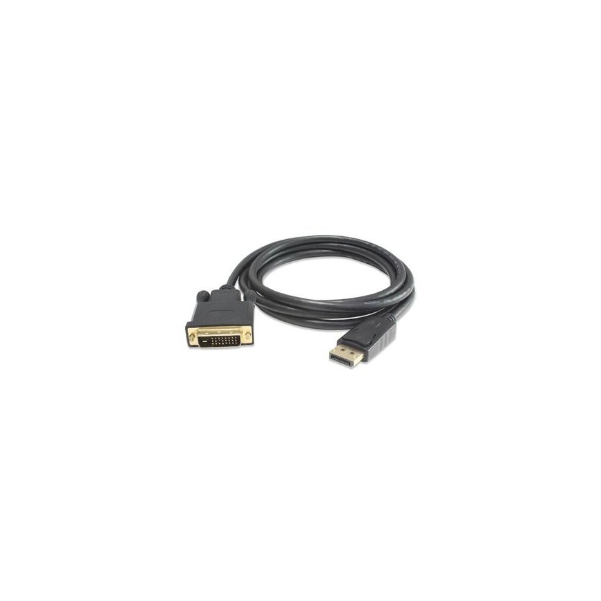 PremiumCord KPORTADK02-03 videokaapeli-adapteri 3 m DisplayPort DVI musta