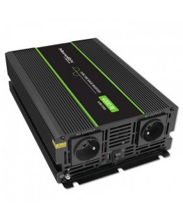 Qoltec Monolith toiteadapter ja vaheldi Automaatne 4000 W Must