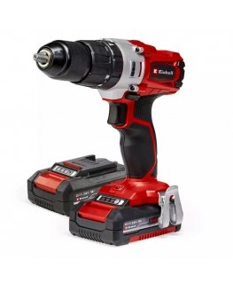 Einhell TE-CD 18/2 18750 RPM Avaimeton 1,45 kg musta, Punainen