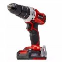 Einhell TE-CD 18/2 18750 RPM Avaimeton 1,45 kg musta, Punainen