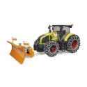 BRUDER Claas Axion 950 with Snow Chains and Plough Blade BRUDER Claas Axion 950 with Snow Chains and Plough Blade
