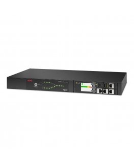 APC Automatic Transfer Switch AP4423A - (8x) C13 + (1x) C19, 3680W, Rack mountable, 1U