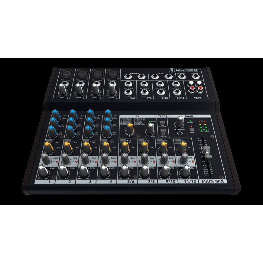Mackie Mix12FX 12 kanāli 20 - 30000 Hz Melns – 4