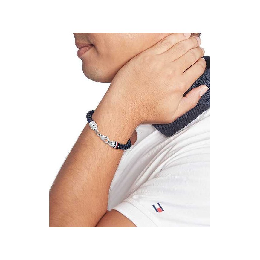 Tommy Hilfiger Stylish Leather Men's Bracelet Tyson 2790634 – 2