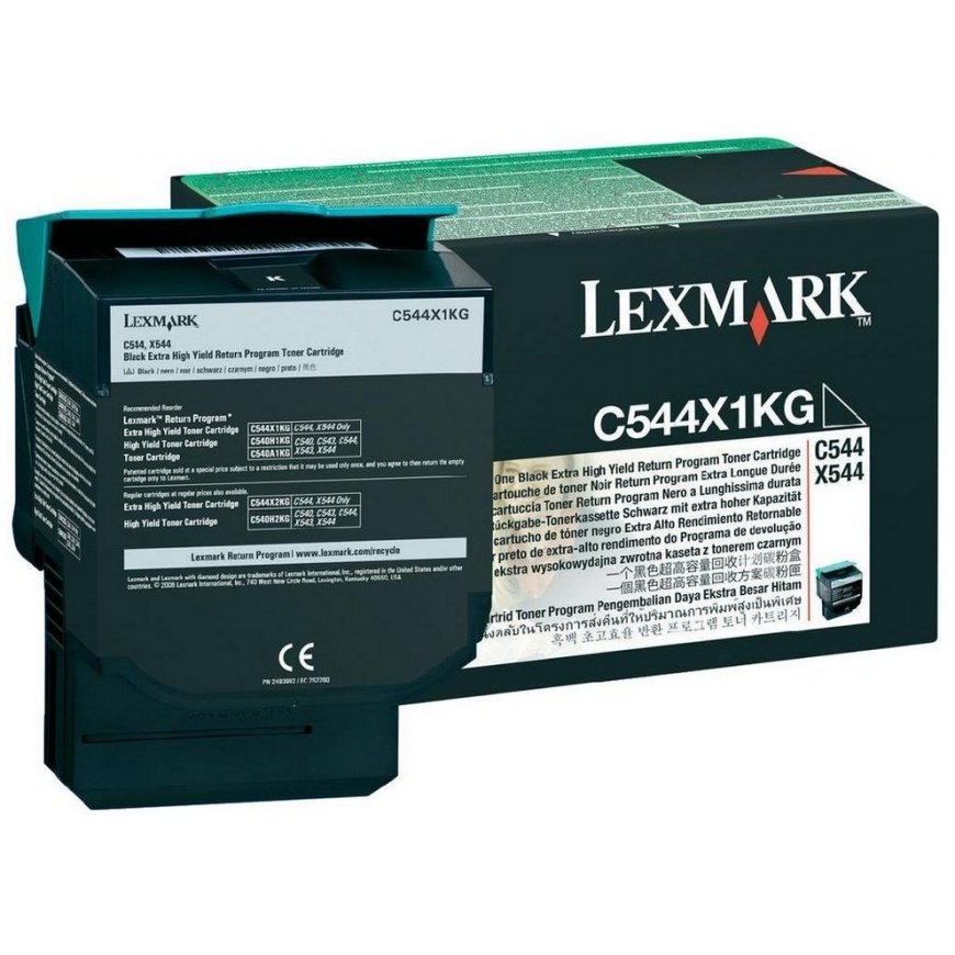 Lexmark C544X1KG värikasetti Alkuperäinen musta