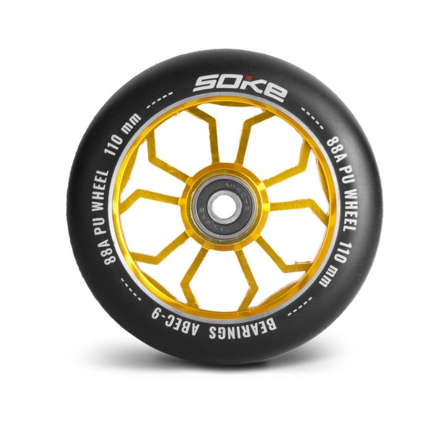 Soke rulluisukettad 110 mm kuldne 2 tk – 2
