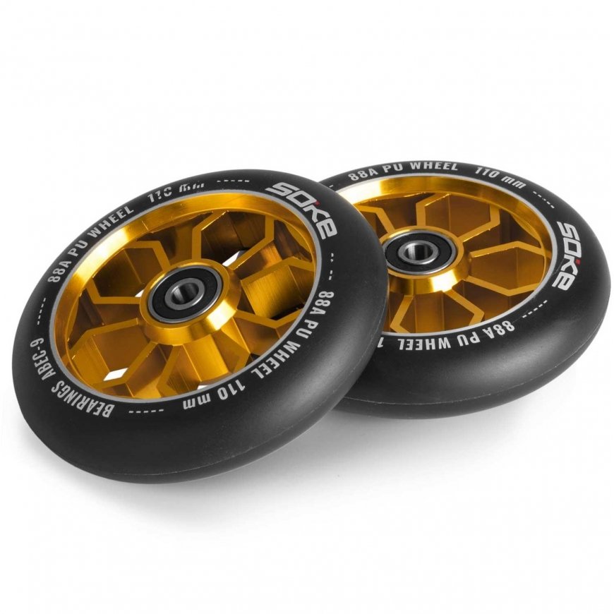 Soke Scooter Wheels 110 mm gold 2 pcs – 3