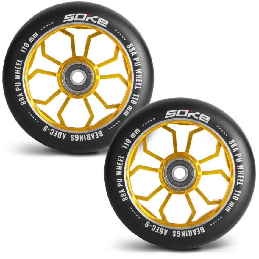 Soke Scooter Wheels 110 mm gold 2 pcs – 5
