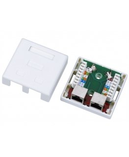 Alantec GN004 liitinjohto RJ45 Valkoinen