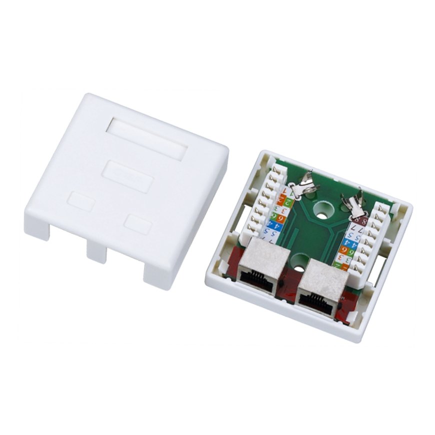 Alantec GN004 juhtmepistmik RJ45 Valge