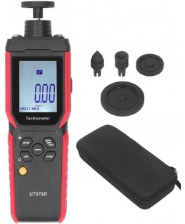 Uni-t Multifunction Tachometer contactless, contact measurement, m/ft/in conversion 10 groups memory Bluetooth