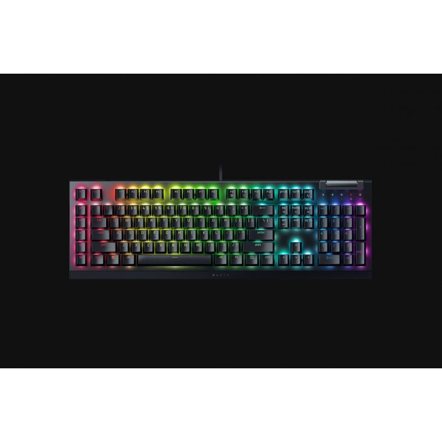 Razer BlackWidow V4 X näppäimistö Pelaaminen USB QWERTY Pohjoismainen musta