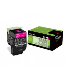 Lexmark 802M toonerikassett 1 tk Originaal Magenta