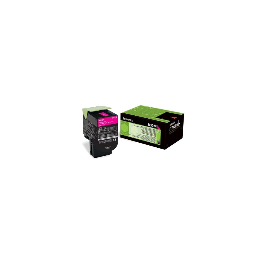 Lexmark 802M toner cartridge 1 pc(s) Original Magenta