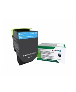 Lexmark 71B2HC0 тонерный картридж 1 шт Подлинный Голубой