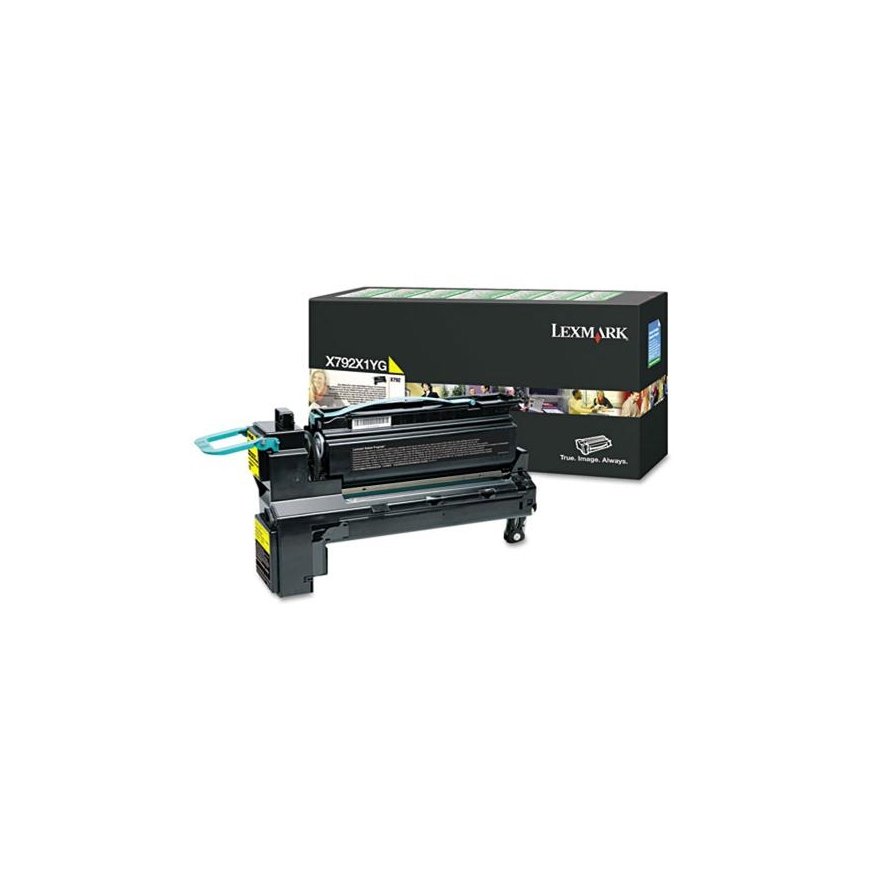 Lexmark X792X1YG tonera kārtridžs 1 pcs Oriģināls Dzeltens