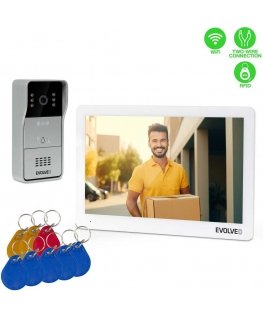 EVOLVEO DoorPhone 10-2W - 2-wire video intercom with app, 32 GB memory