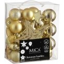 DECORATIVE PLASTIC TOYS SAFE 40 PCS. GOLDEN COLOR MICA DECORATIVE PLASTIC TOYS SAFE 40 PCS. GOLDEN COLOR MICA