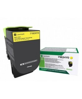 Lexmark 71B2HY0 тонерный картридж 1 шт Подлинный Желтый