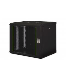 Digitus DN-19 09-U-SW püstik 9U Seinale monteeritav riiul Must