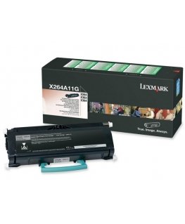Lexmark X264A11G тонерный картридж 1 шт Подлинный Черный