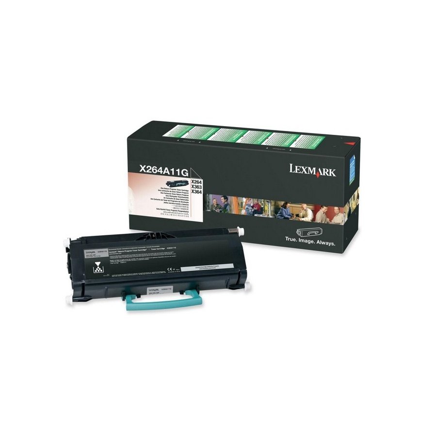 Lexmark X264A11G värikasetti 1 kpl Alkuperäinen musta