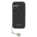 Чехол Guess 4G Charm предназначен для Apple iPhone 17 цвета Tone on Tone серого цвета Чехол Guess 4G Charm предназначен для Apple iPhone 17 цвета Tone on Tone серого цвета