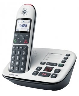 Motorola CD5011 телефонный аппарат Smart телефон Идентификация абонента (Caller ID) Черный, Белый