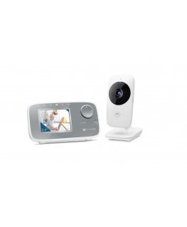 Motorola VM482 videomonitor beebi jälgimiseks 300 m FHSS Hõbe, Valge