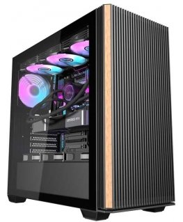 Корпус компьютера Darkflash DS900WS (черный) + 4 вентилятора