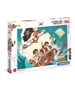Clementoni The Pirates Составная картинка-головоломка 104 шт Профессии