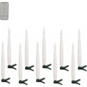 Christmas tree candle garland, 10 LED bulbs, warm white, LUCA Christmas tree candle garland, 10 LED bulbs, warm white, LUCA
