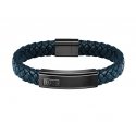 Hugo Boss dark blue leather bracelet Lander 1580179M Hugo Boss dark blue leather bracelet Lander 1580179M
